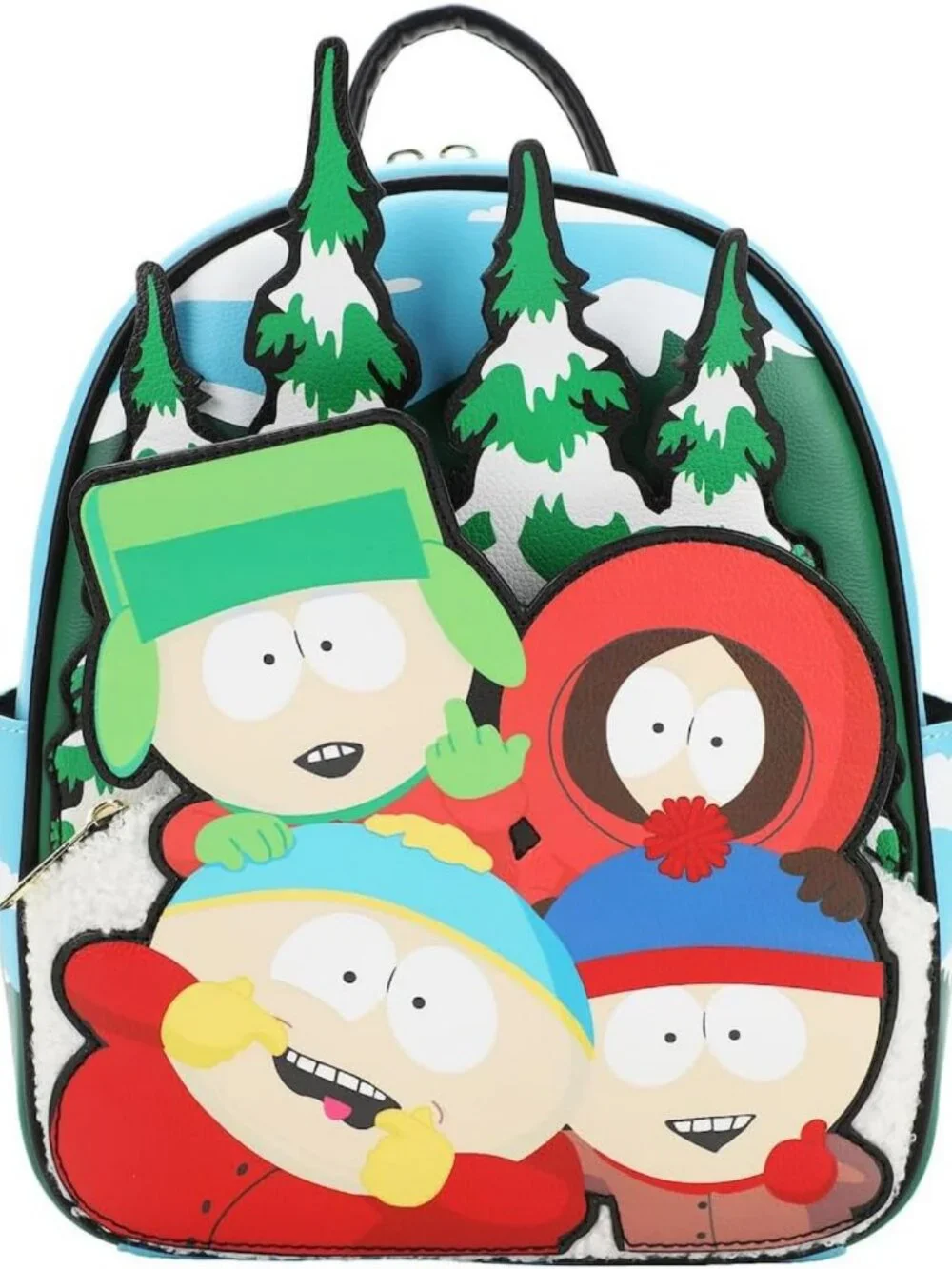 South Park Mini Backpack - Stan, Kenny, Cartman & Kyle 10.5” - Fun & Functional!